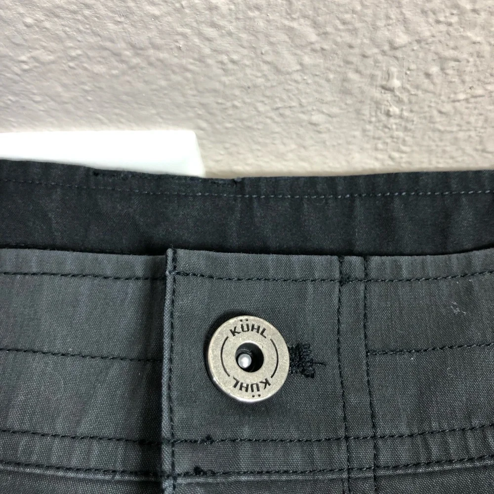 Kuhl Vintage Patina Dye the‎ RAMBLR Charcoal Lightweight Classic Look Shorts 42